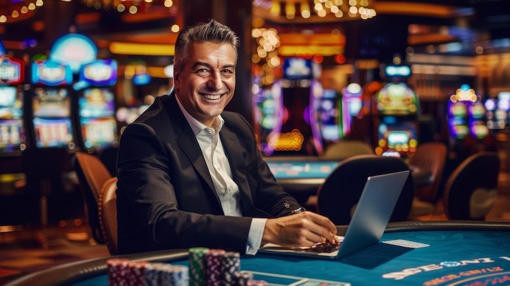 Three Card Poker live dealer studio at erek2 79